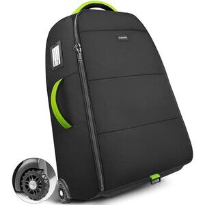 NEW! Yorepek Padded Stroller Travel Bag w/Wheels and Bonus Pouch - Tons of Uses!